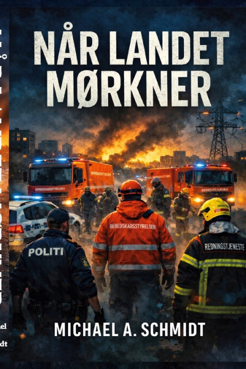 Omslag: Når landet mørkner