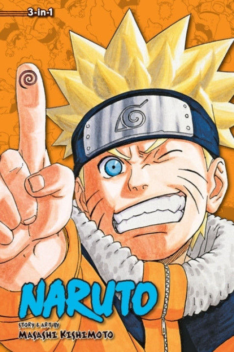 Omslag: Naruto 3-in-1 Edition Vol. 8