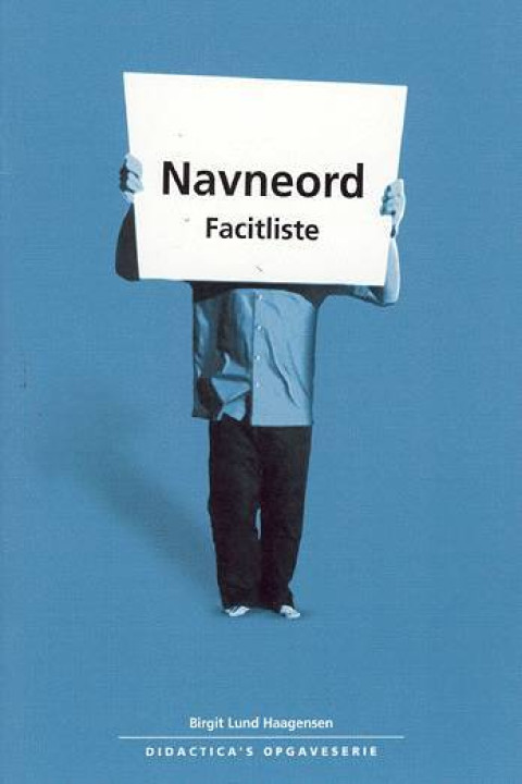 Omslag: Navneord - facitliste