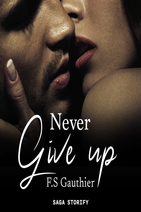 Omslag: Never give up