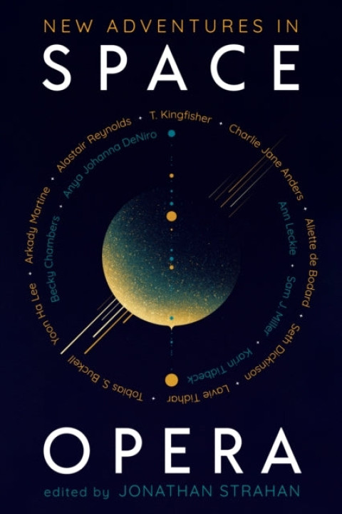 Omslag: New Adventures in Space Opera