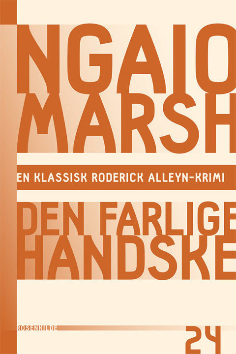 Omslag: Ngaio Marsh 24 - Den farlige handske