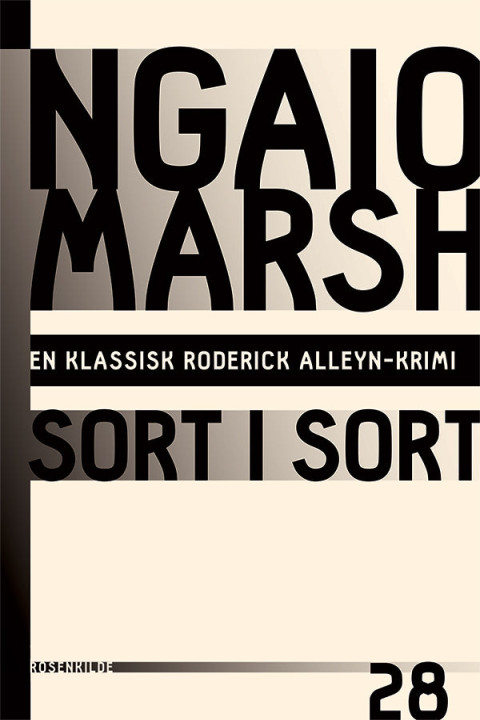 Omslag: Ngaio Marsh 28 - Sort i sort