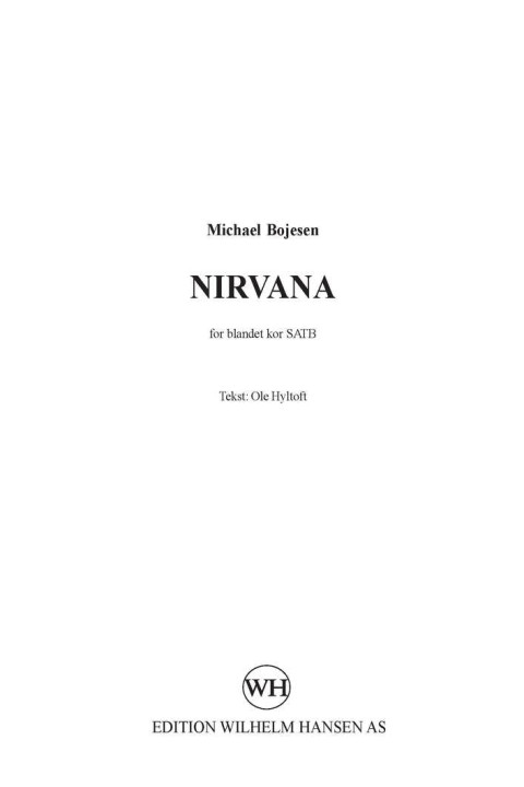 Omslag: Nirvana (SATB)