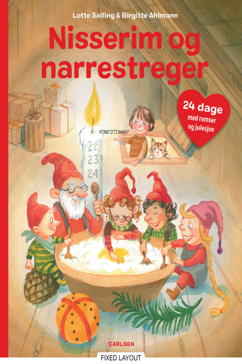 Omslag: Nisserim og narrestreger