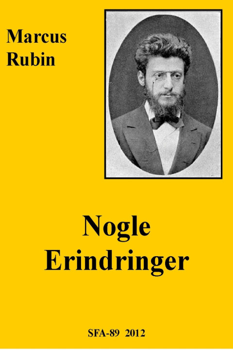 Omslag: Nogle erindringer
