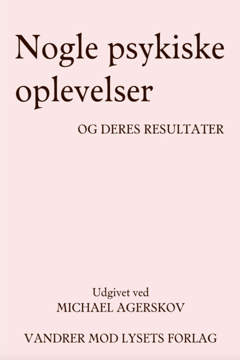 Omslag: Nogle psykiske oplevelser
