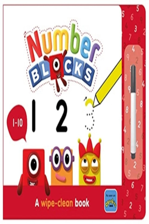 Omslag: Numberblocks 1-10 a Wipe-clean Book