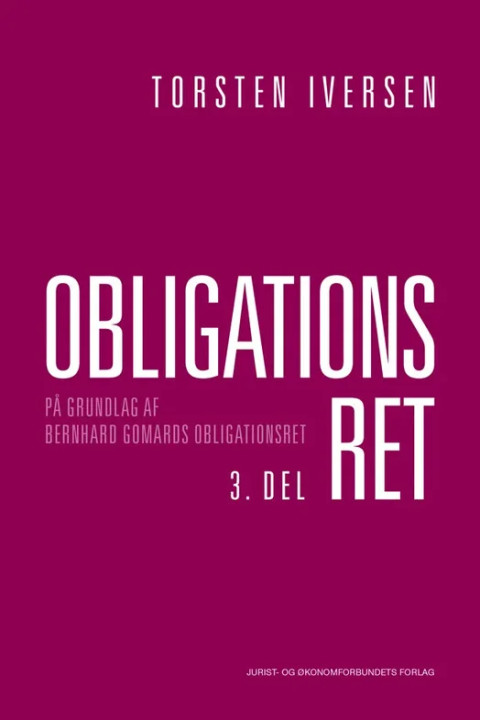 Omslag: Obligationsret 3. Del