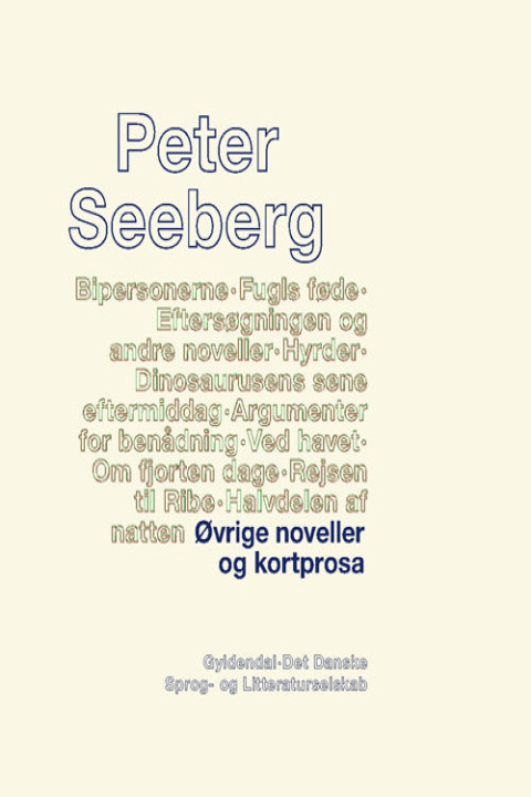 Omslag: Øvrige noveller og kortprosa