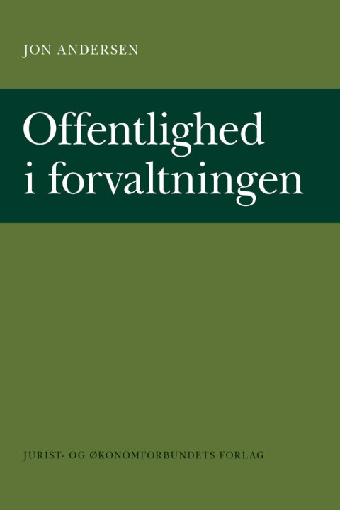 Omslag: Offentlighed i forvaltningen
