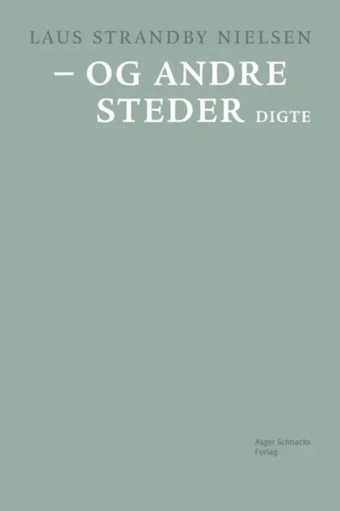 Omslag: og andre steder