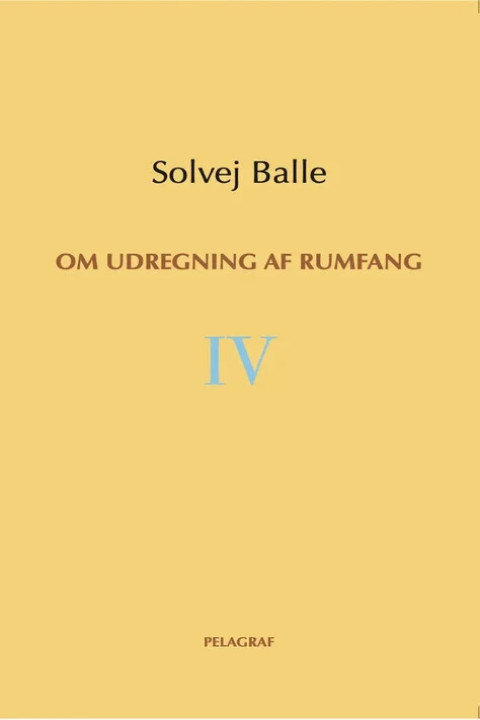 Omslag: Om udregning af rumfang IV