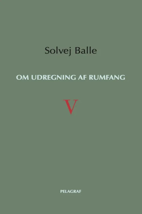 Omslag: Om udregning af rumfang V
