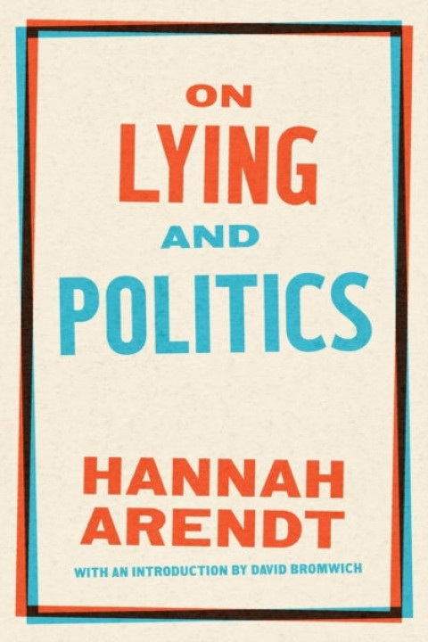 Omslag: On Lying and Politics