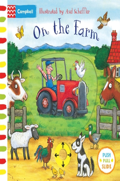 Omslag: On The Farm A Push, Pull, Slide Book