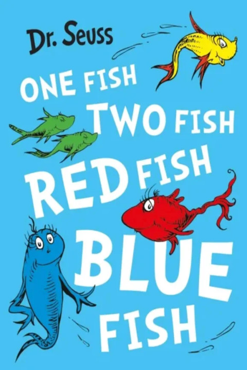 Omslag: One Fish, Two Fish, Red Fish, Blue Fish