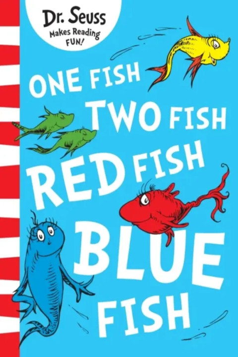 Omslag: One Fish, Two Fish, Red Fish, Blue Fish