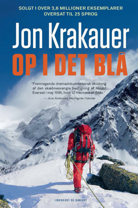 Omslag: Op i det blå