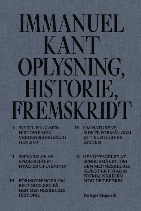 Omslag: Oplysning, historie, fremskridt