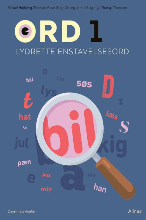 Omslag: Ord 1. Lydrette enstavelsesord