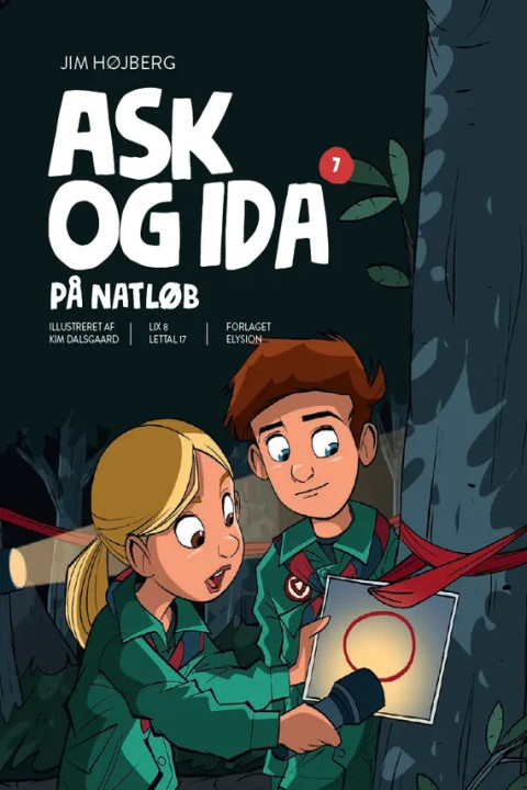 Omslag: På natløb - Ask og Ida 7