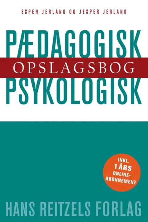 Omslag: Pædagogisk-psykologisk opslagsbog