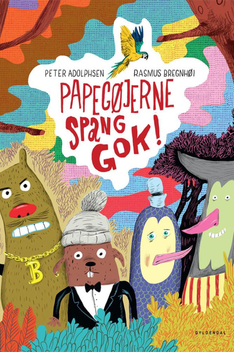 Omslag: Papegøjerne spang gok!