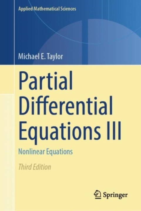 Omslag: Partial Differential Equations III