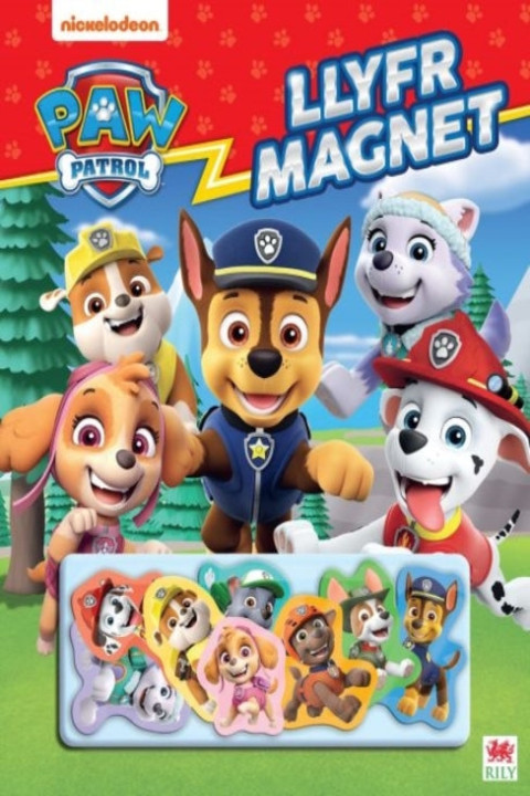 Omslag: Paw Patrol - Llyfr Magnet