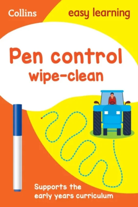 Omslag: Pen Control Age 3-5 Wipe Clean Activity Book - Ideal for Home Learning