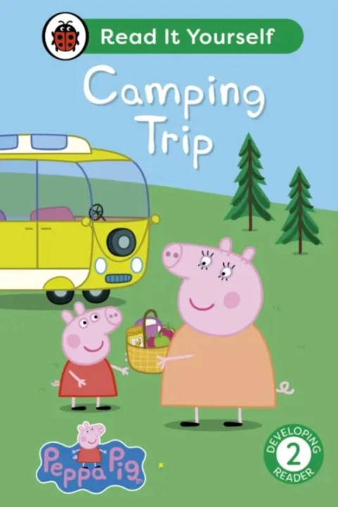 Omslag: Peppa Pig: Camping Trip: Read It Yourself - Level 2 Developing Reader