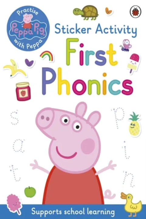 Omslag: Peppa Pig: Practise with Peppa: First Phonics - Sticker Activity Book