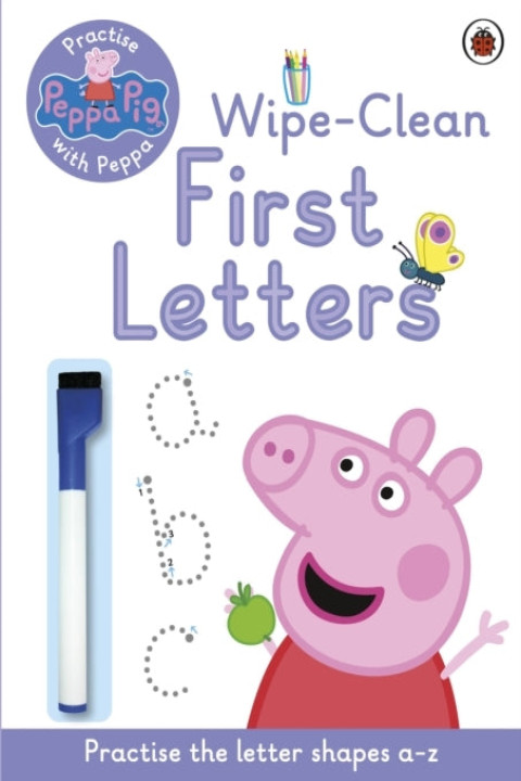 Omslag: Peppa Pig: Practise With Peppa: Wipe-clean First Letters