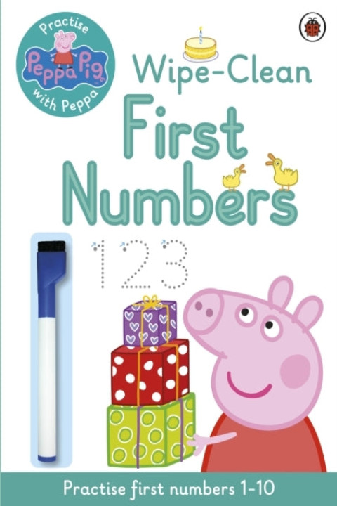 Omslag: Peppa Pig: Practise With Peppa: Wipe-clean First Numbers