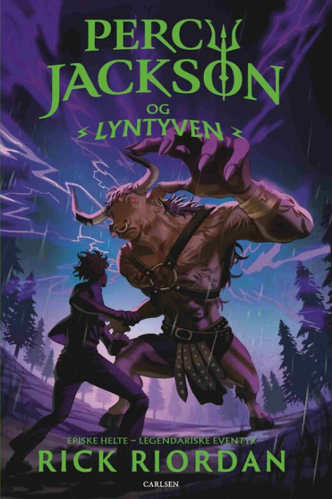 Omslag: Percy Jackson (1) - Percy Jackson og lyntyven