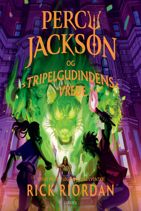 Omslag: Percy Jackson (7) - Tripelgudindens vrede