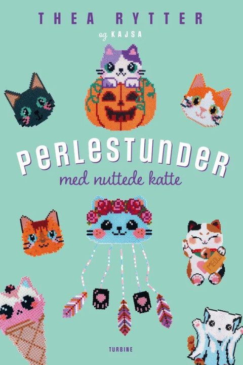 Omslag: Perlestunder med nuttede katte