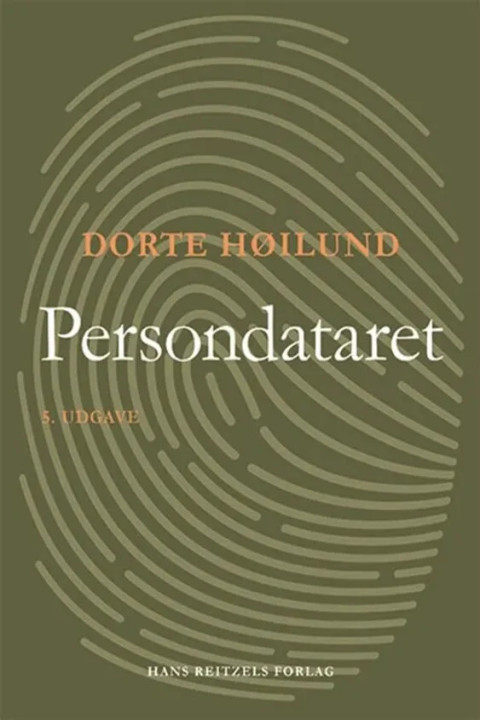 Omslag: Persondataret