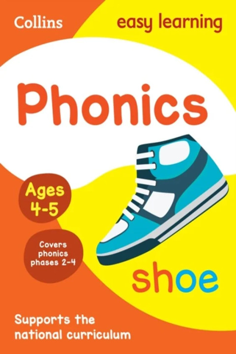 Omslag: PHONICS AGES 4-5_EASY LEARNING - Ideal for Home Learning