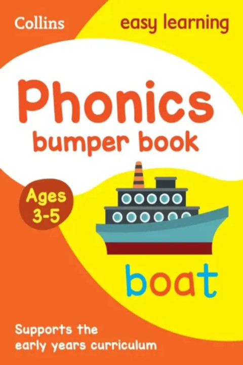Omslag: Phonics Bumper Book Ages 3-5 - Ideal for Home Learning