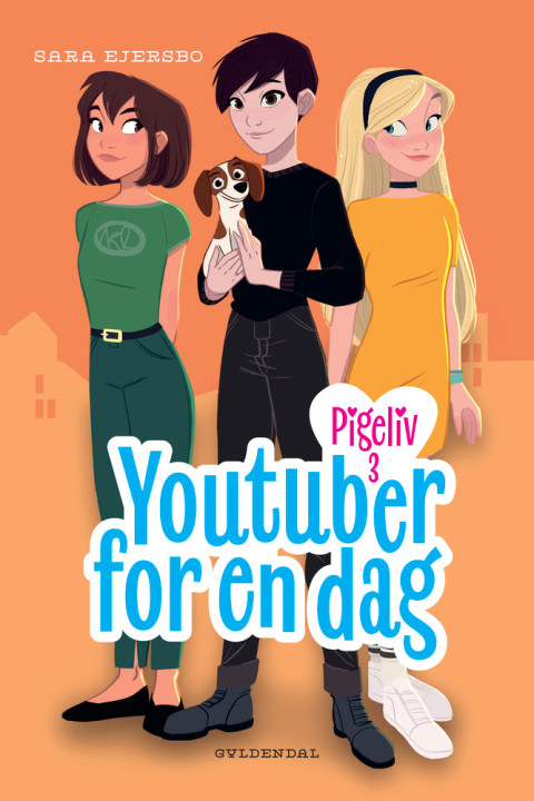 Omslag: Pigeliv 3 - Youtuber for en dag