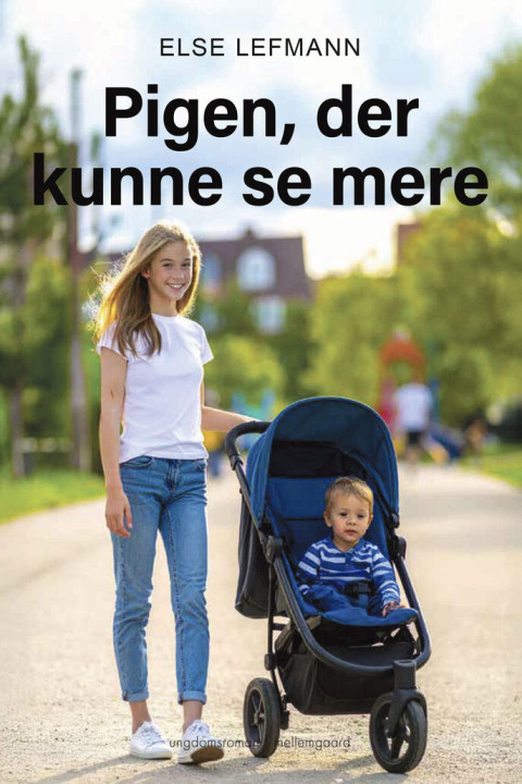 Omslag: Pigen, der kunne se mere