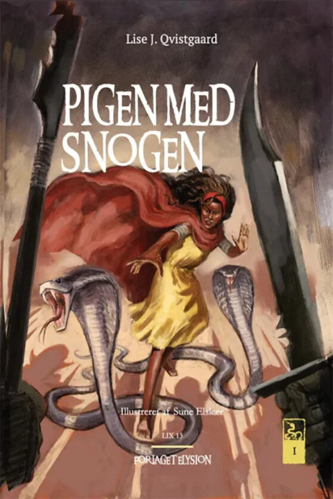 Omslag: Pigen med snogen 1