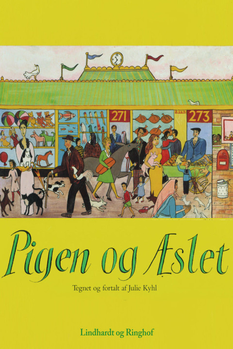 Omslag: Pigen og æslet