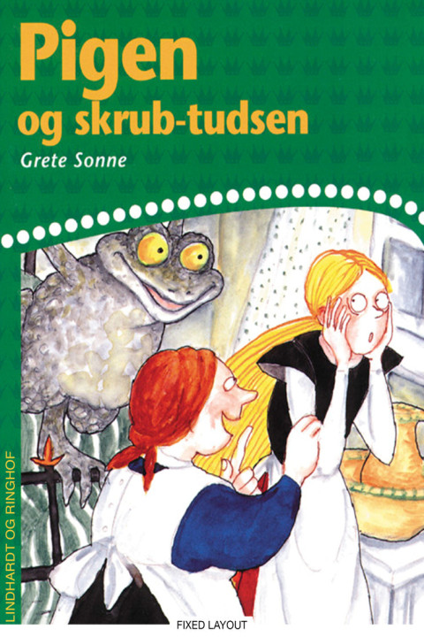 Omslag: Pigen og skrub-tudsen