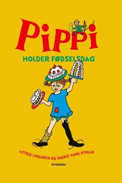 Omslag: Pippi holder fødselsdag