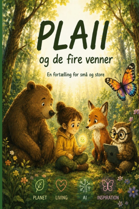 Omslag: PLAII og de fire venner