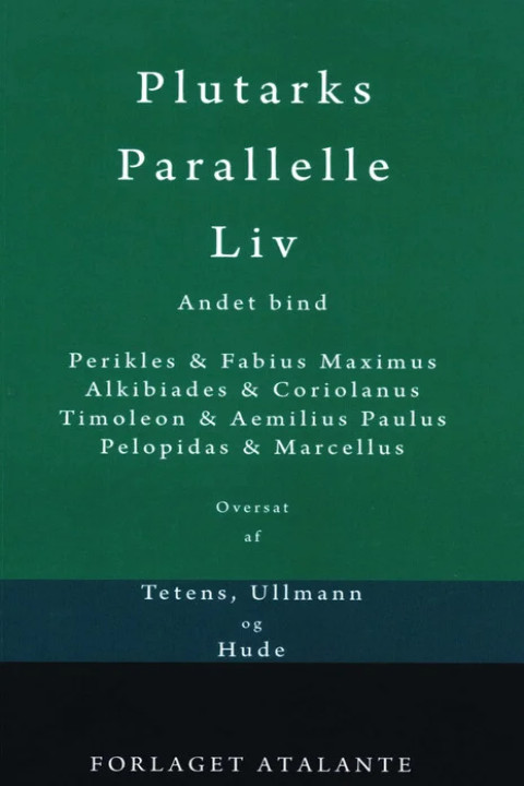 Omslag: Plutarks Parallelle Liv 2 - Andet bind