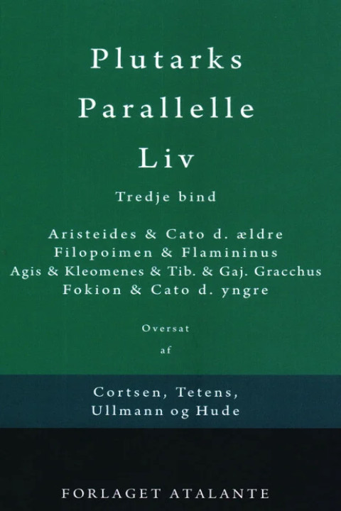 Omslag: Plutarks Parallelle Liv 3 - Tredje bind